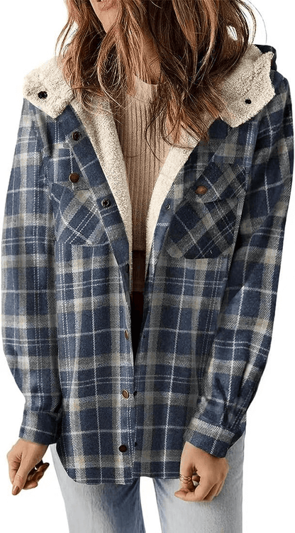 Solstice - Hooded Flannel Coat