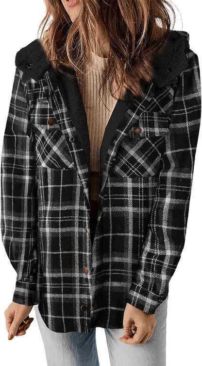 Solstice - Hooded Flannel Coat