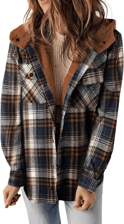 Solstice - Hooded Flannel Coat