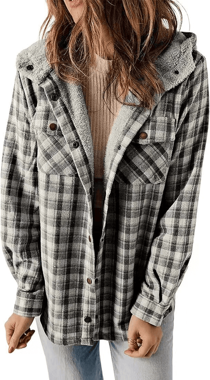 Solstice - Hooded Flannel Coat