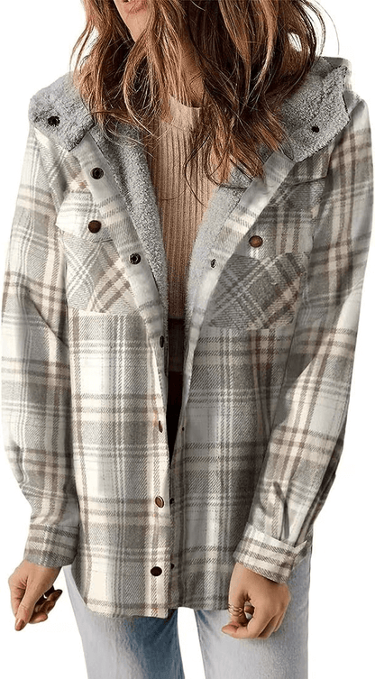 Solstice - Hooded Flannel Coat