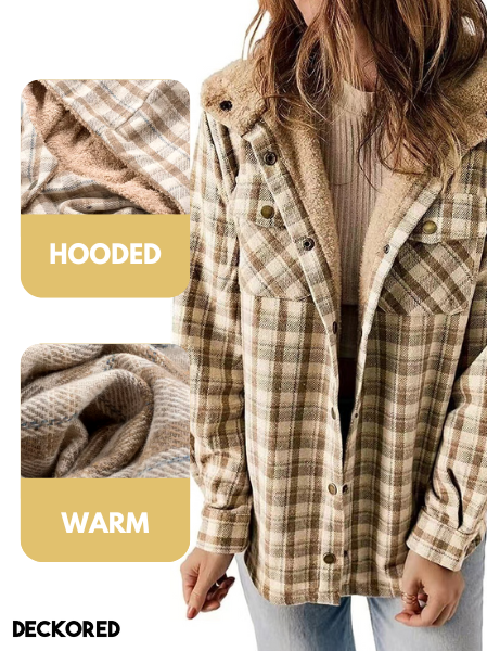 Solstice - Hooded Flannel Coat