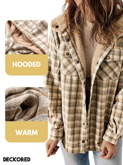 Solstice - Hooded Flannel Coat